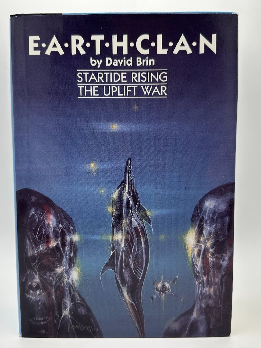 Earthclan by David Brin SFBC Omnibus / The Uplift Saga Books 2 & 3 / Hardcover